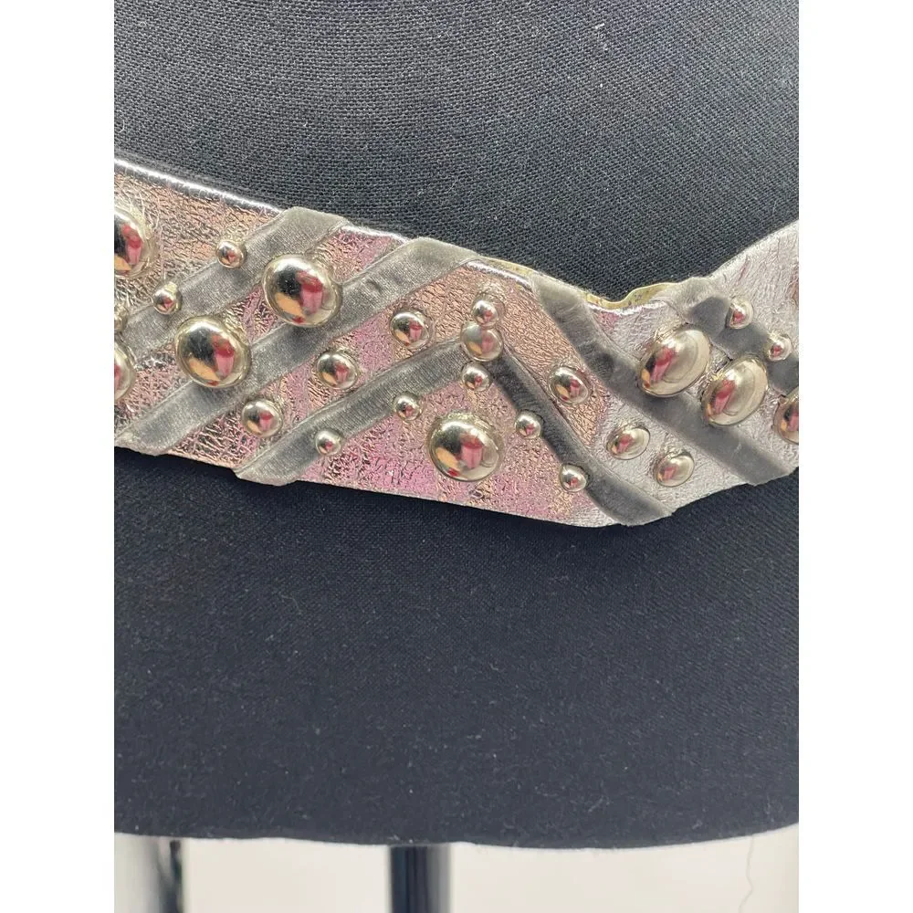 Unique‎ Handcrafted Silver belt with Bubble Design Boho Chic Jewelry size 34